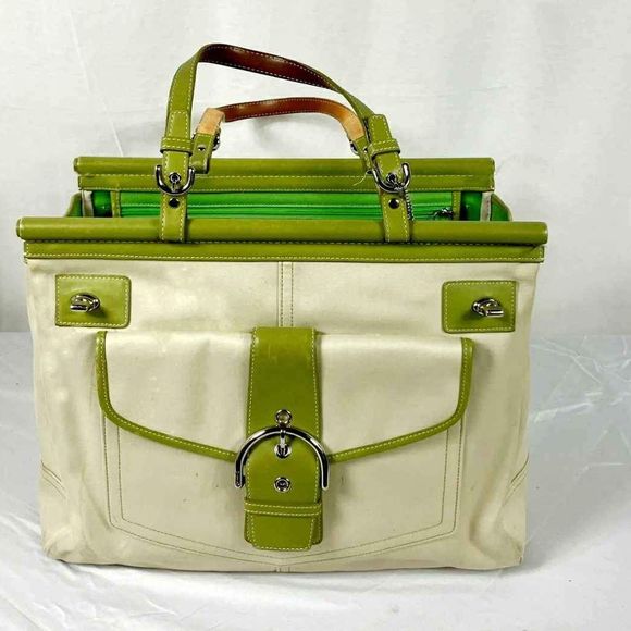 COACH Designer TOTE PURSE Handbag Shoulder Bag Satchel Vintage Y2k - Picture 1 of 8